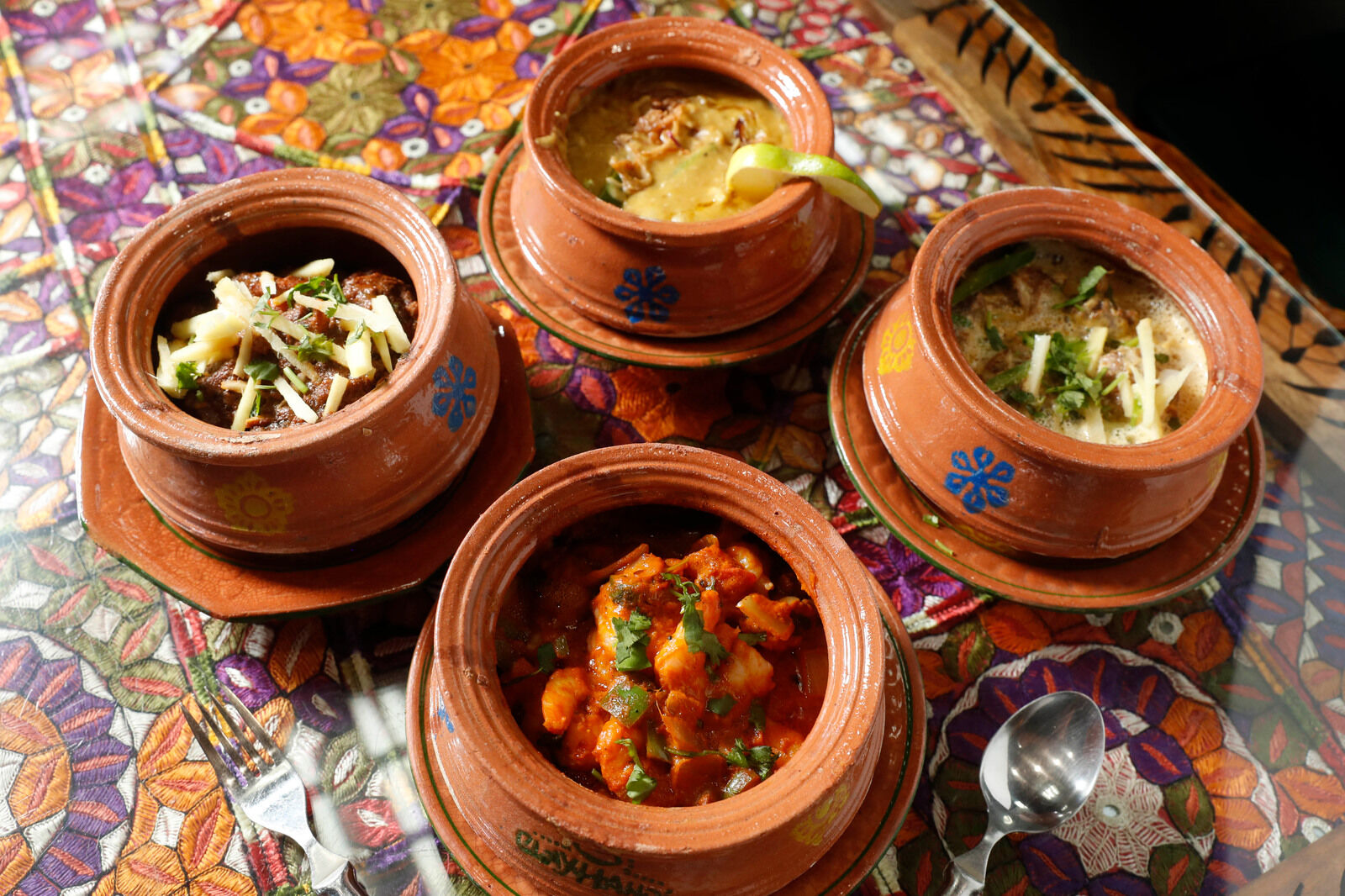 Pakistani dishes at Clay Handi